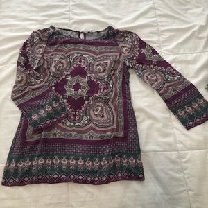 Massimo Dutti long sleeve blouse